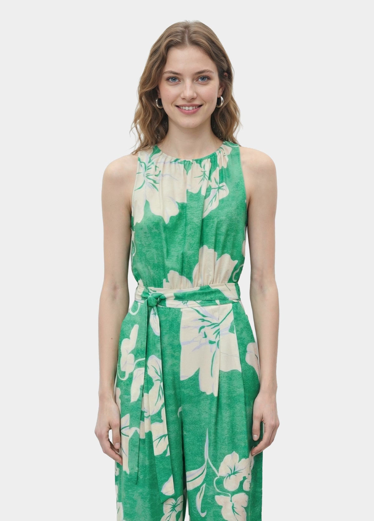 Belted Printed Playsuit