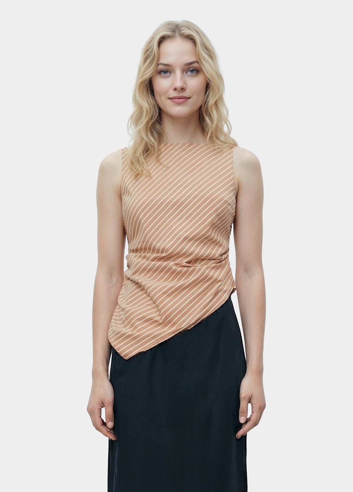 Asymmetrical Stripe Top