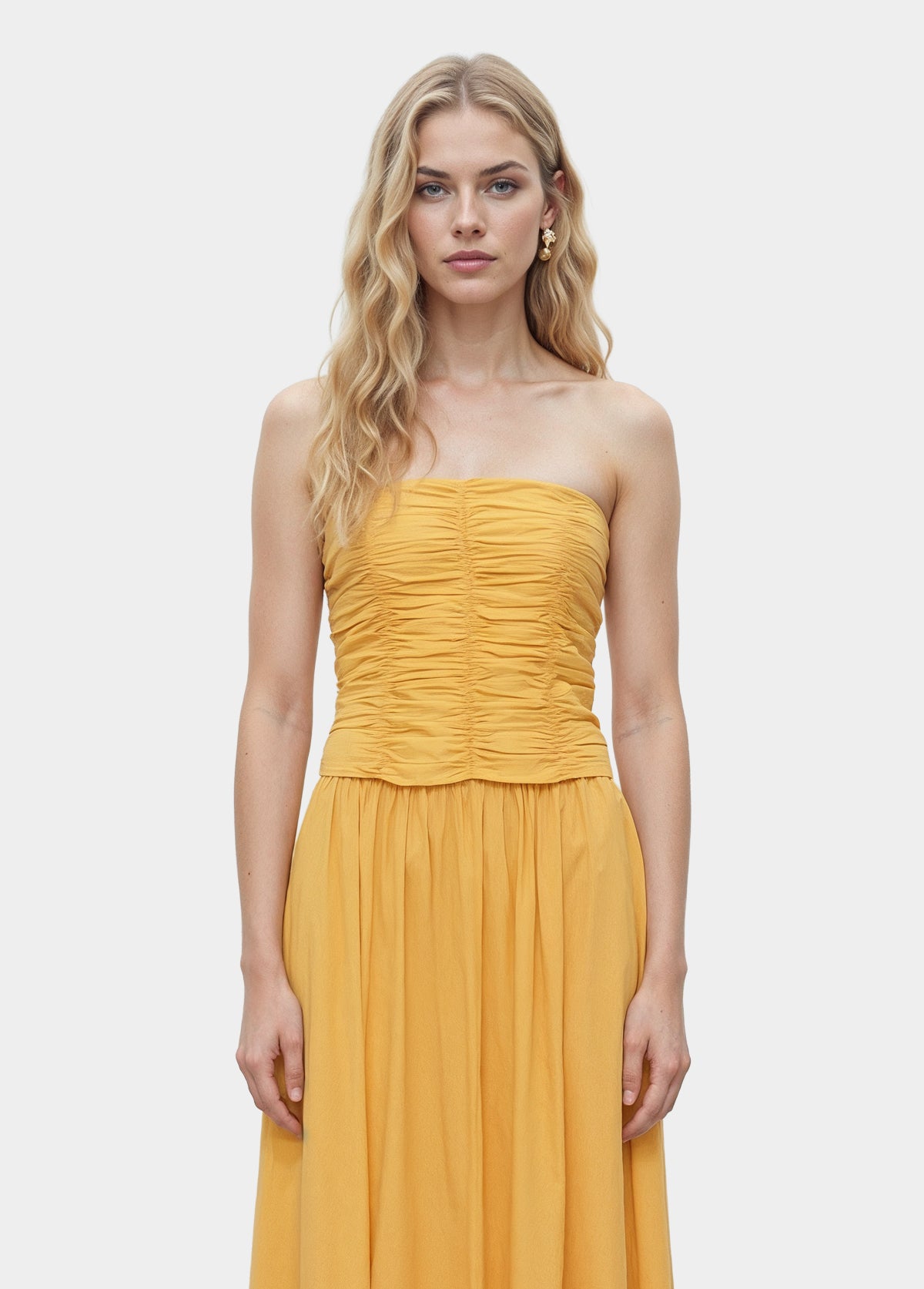 Long Gathered Skirt