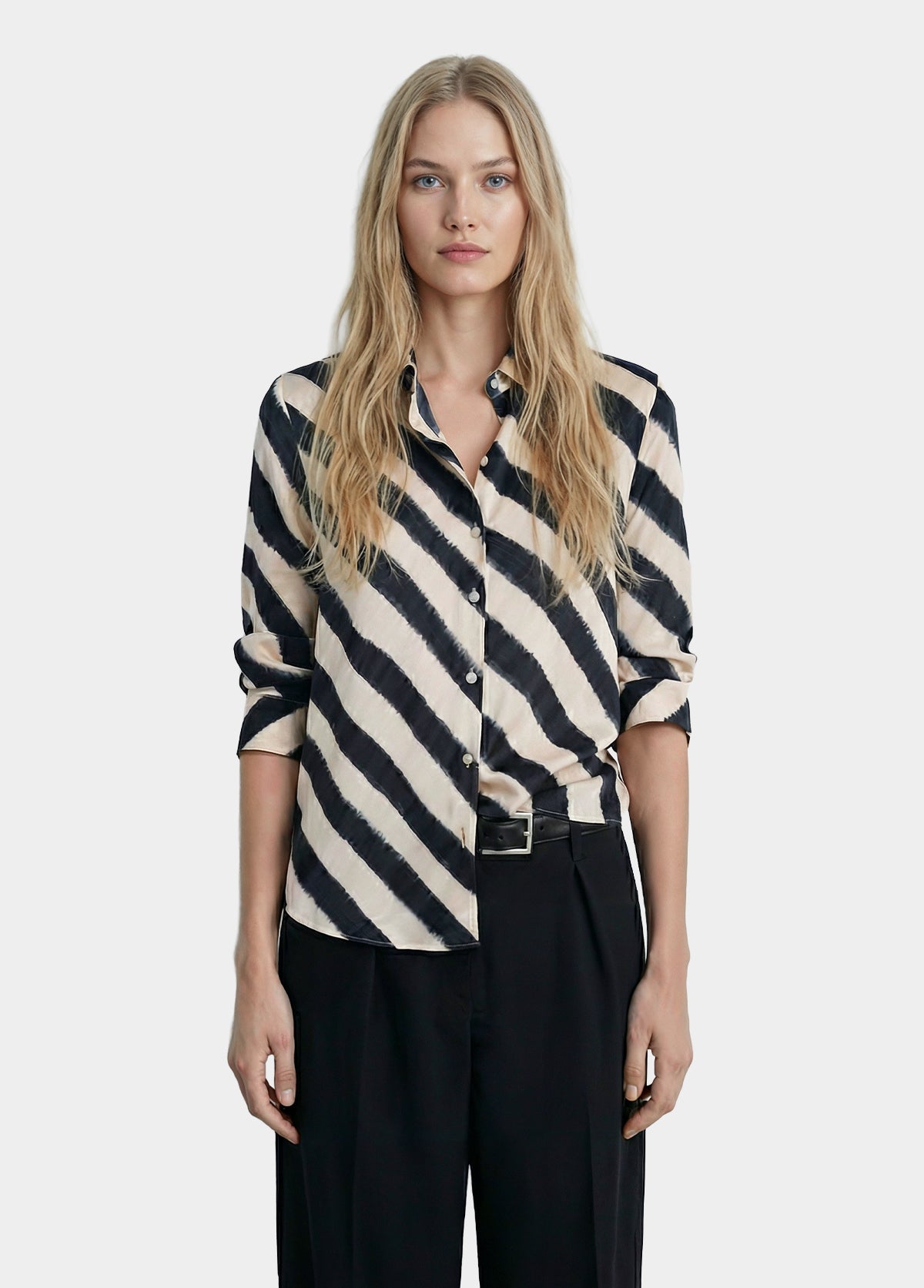 Satin Print Shirt